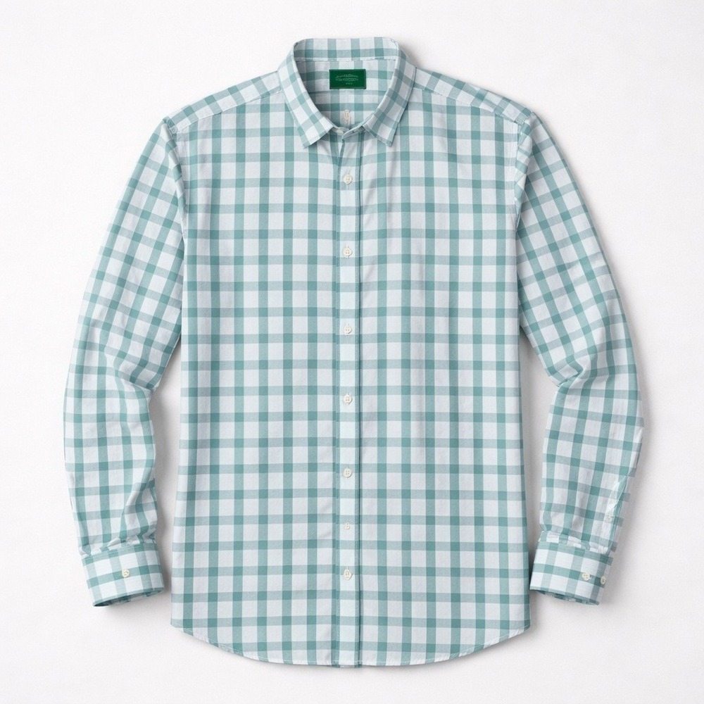 UNTUCKit Keaton Green Plaid Wrinkle Free Cotton Shirt Mens XXL 40461 Preppy Work